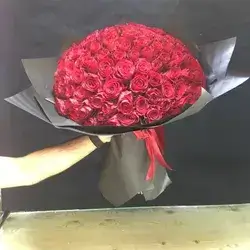 Bouquet Flowers- Red