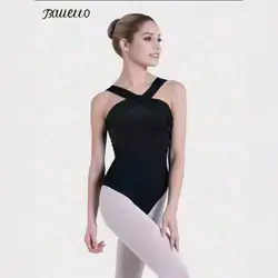 balletto Women's Nylon Dance Leotard With Front Mesh Panel - Large