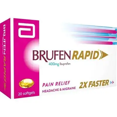 Brufen Rapid 400mg Abbott 20 softgels