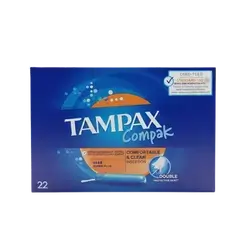 TAMPAX Compak Super Plus Comfortable & Clean 22Pcs _ Procter & Gamble