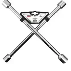 4-Way Lug Wrench Nickel