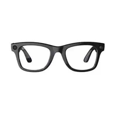 RAY-BAN | META WAYFARER Sunglasses in Black and Clear