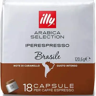 illy Arabica Selection Brazil Capsules – 18 Capsules – 100% Arabica