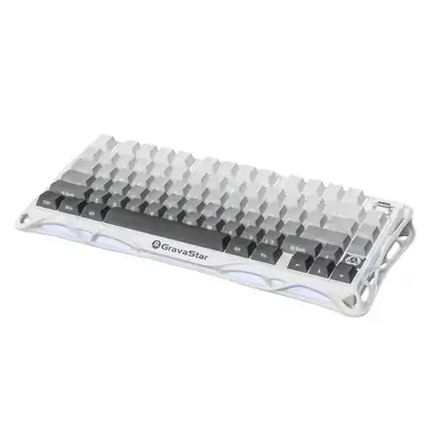 GravaStar Mercury K1 - Gradient White Gaming Keyboard
