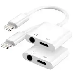 iPhone Lightning to 3.5 mm Headphone Jack Adapter (double)/ Good quality