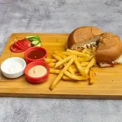 Chicken Burger With Cheese