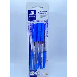 Staedtler Ballpoint Pen Card 6 Pens