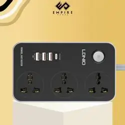 Ldnio 3Socket 20W+3Ports QC3.0 - Black
