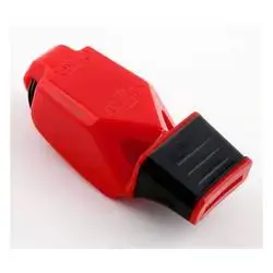 Fox 40 Fuziun CMG Pealess Referee Whistle with Cushioned Mouth Grip (Red)