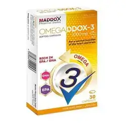 Omegaddox-3 Omega-3 fatty acids EPA & DHA and Vitamin E - 30 Capsules