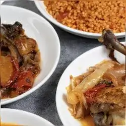 Fried Chicken With Bulgur