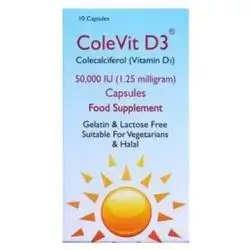 COLE VIT Vitamin D3 50,000 IU - 10 cap