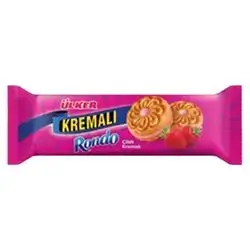 Ulker Rondo Biscuit With Strawberry Cream 61 Gm