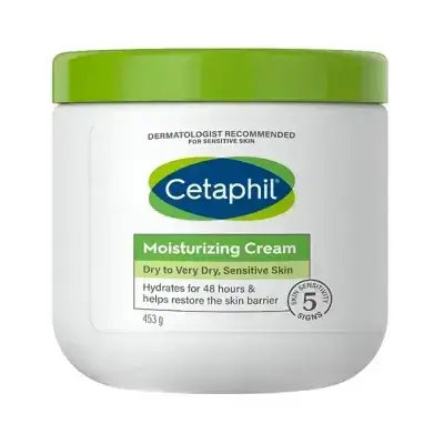 Cetaphil Face & Body Moisturizer, Hydrating Moisturizing Cream for Very Dry To normal, Sensitive Skin, NEW 16 oz, Fragrance Free, Non-Comedogenic, Non-Greasy