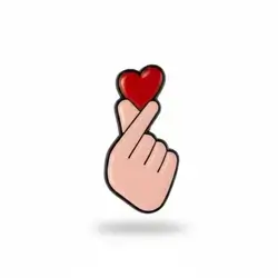 Heart Finger Sticker