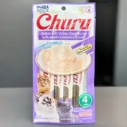 Churu Chicken with Shrimp Flavor Recipe 4 Tubes