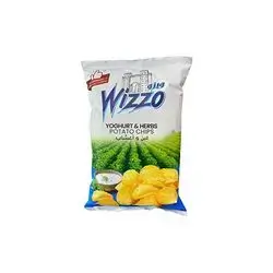Wizzo Yoghurt And Herbs Potato Chips 100 Gm