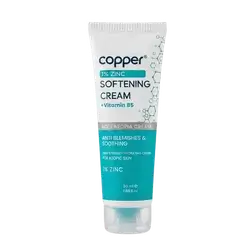 Softening Cream Zinc 1% + Vit B5 Anti Blemishes & Soothing 50ml _ Copper