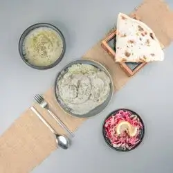 2 Pcs Of Doghawa And Salad And Bread