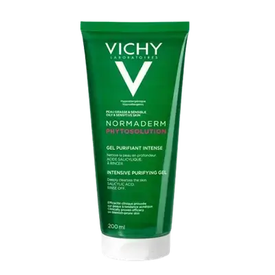 NORMADERM Phytosolution Intensive Purifying Gel for Oily & Sensitive Skin 200ml _ VICHY