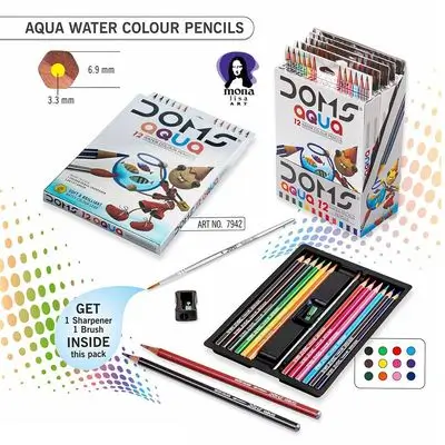 12 Water colour Pencils