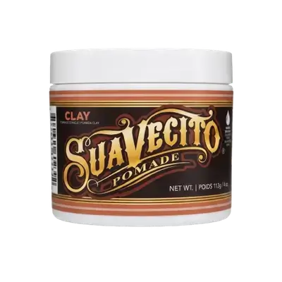 Wax Strong Hold Clay Low Shine 113g _ Suavecito Pomade