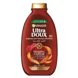 Garnier Ultra Doux Hammam Zeit InfUSed Shampoo With Healing Castor & Almond Oils, 400Ml