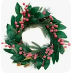 Green Tree Wreath- 45cm