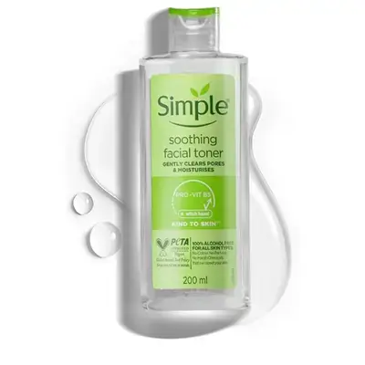 Simple Kind to Skin Soothing Facial Toner, 200ml
