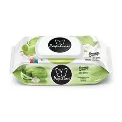 Papilion Wet Wipes Greenapple 100's