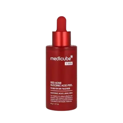 Red Acne Succinic Acid Peel 1 Min 40g _ medicube
