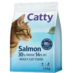 Catty Adult Cat Dry Food Salmon Flavour 1.5kg