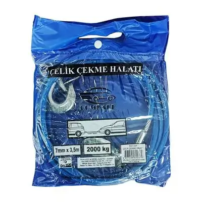Steel Tow Rope 7Mm*3.5M 2 Tons