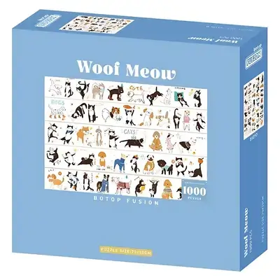Botop Puzzle 1000 pcs Woof Meow