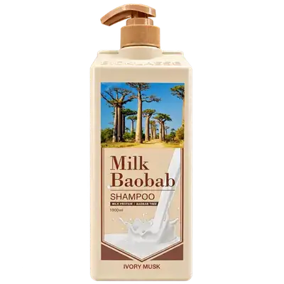 Milk Baobab Shampoo Ivory Mask 1000ml _ BIOKLASSE