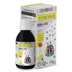 Tusicold Honey Lemon Flavor (Cold & Flu) 200ml Syrup_CENTRAL