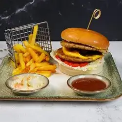 Double Chicken Cheeseburger
