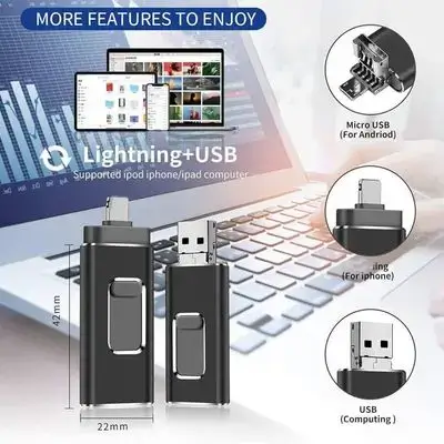 64GB Dual Storage Flash Drive