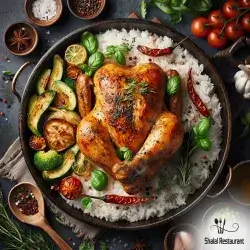 Whole Chicken with Rice