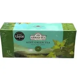 packet tea Ahmed green with mint 25 bags