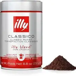 illy Classico Ground Coffee for Moka Pot – 250g