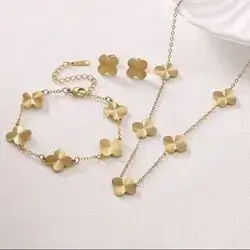Four Leaf Clover Jewelry Set