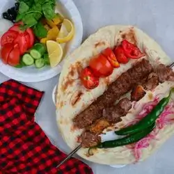 Kebab And Meat Tikka - Half Person