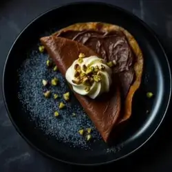 Nutella & Pistachio Crepe
