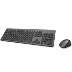 Hama KMW-700 Wireless Keyboard and Mouse,black
