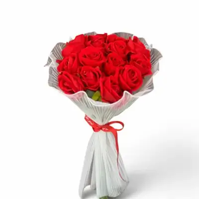 Flower bouqet 15 rose artificial
