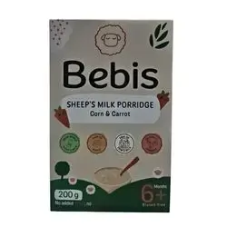 Corn porridge with sheep's milk and carrot, 200 g//عصيدة الذرة مع حليب الأغنام والجزر، 200 غرام