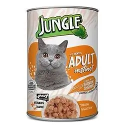 Jungle Adult Wet Cat Food Can - Salmon