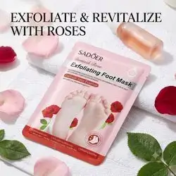 SADOER Damask Rose Exfoliating Foot Mask