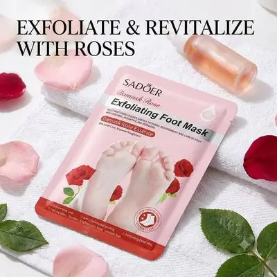 SADOER Damask Rose Exfoliating Foot Mask